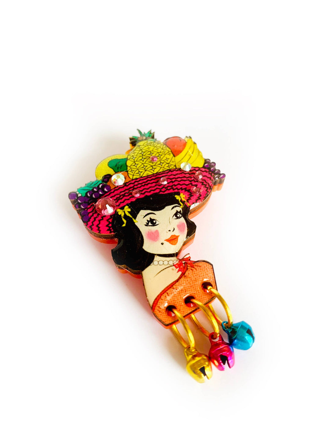 Miss Tutty Fruity Brooch by Rosie Rose Parker