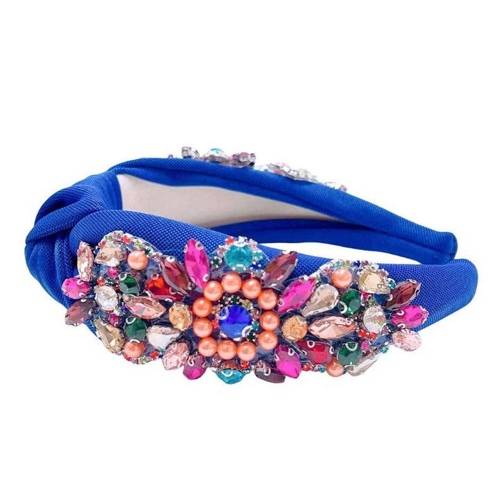 Stunning Gem Headband - Royal Blue