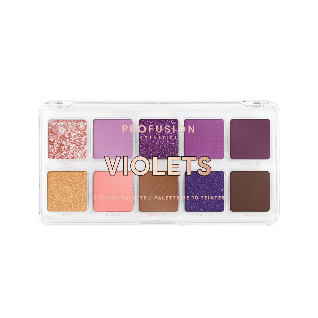Violets 10 shade palette