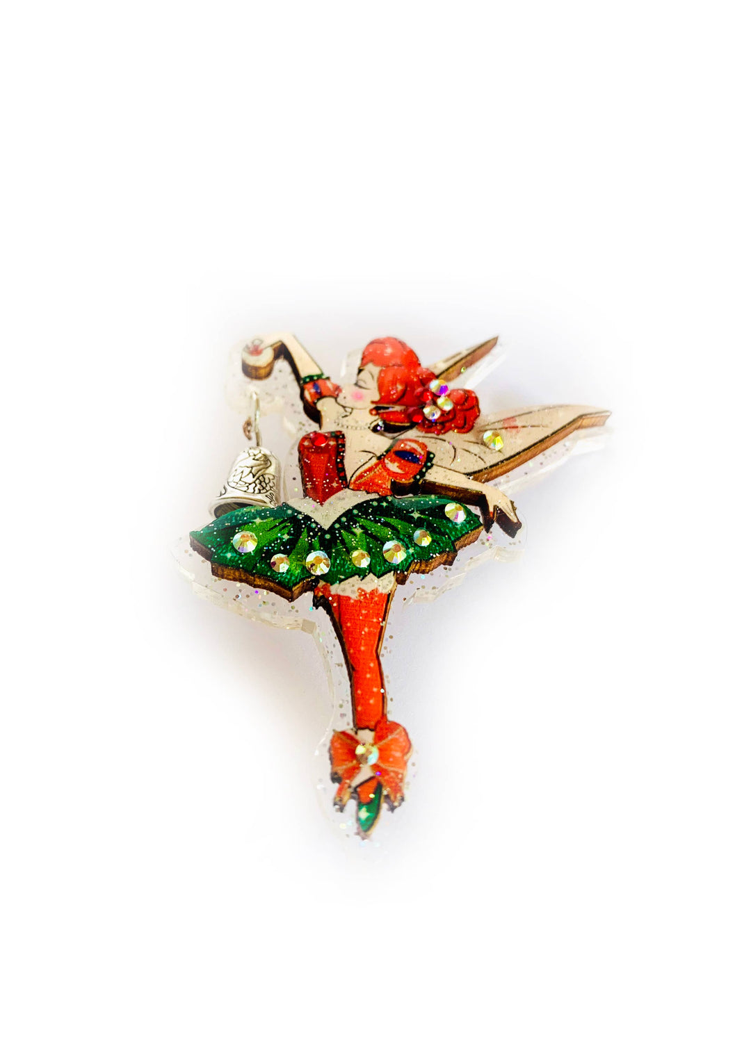 Christmas Fairy Brooch by Rosie Rose Parker