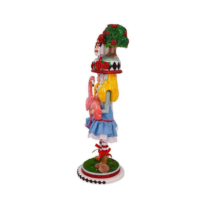 19" Hollywood Nutcrackers&trade; Alice With Flamingo Nutcracker by Kurt Adler image 3