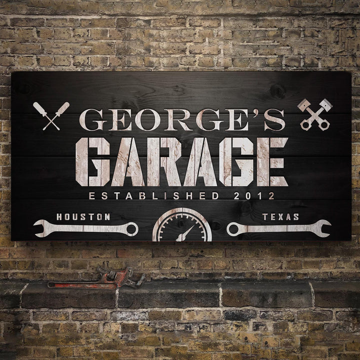 Man Cave Garage Sign