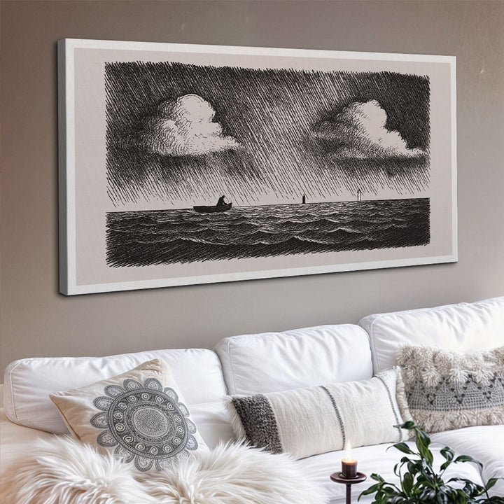 Jesus Walking On Water Faith Wall Art III