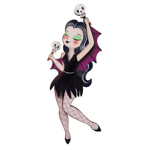 Dancing Vampiress Brooch by Laliblue