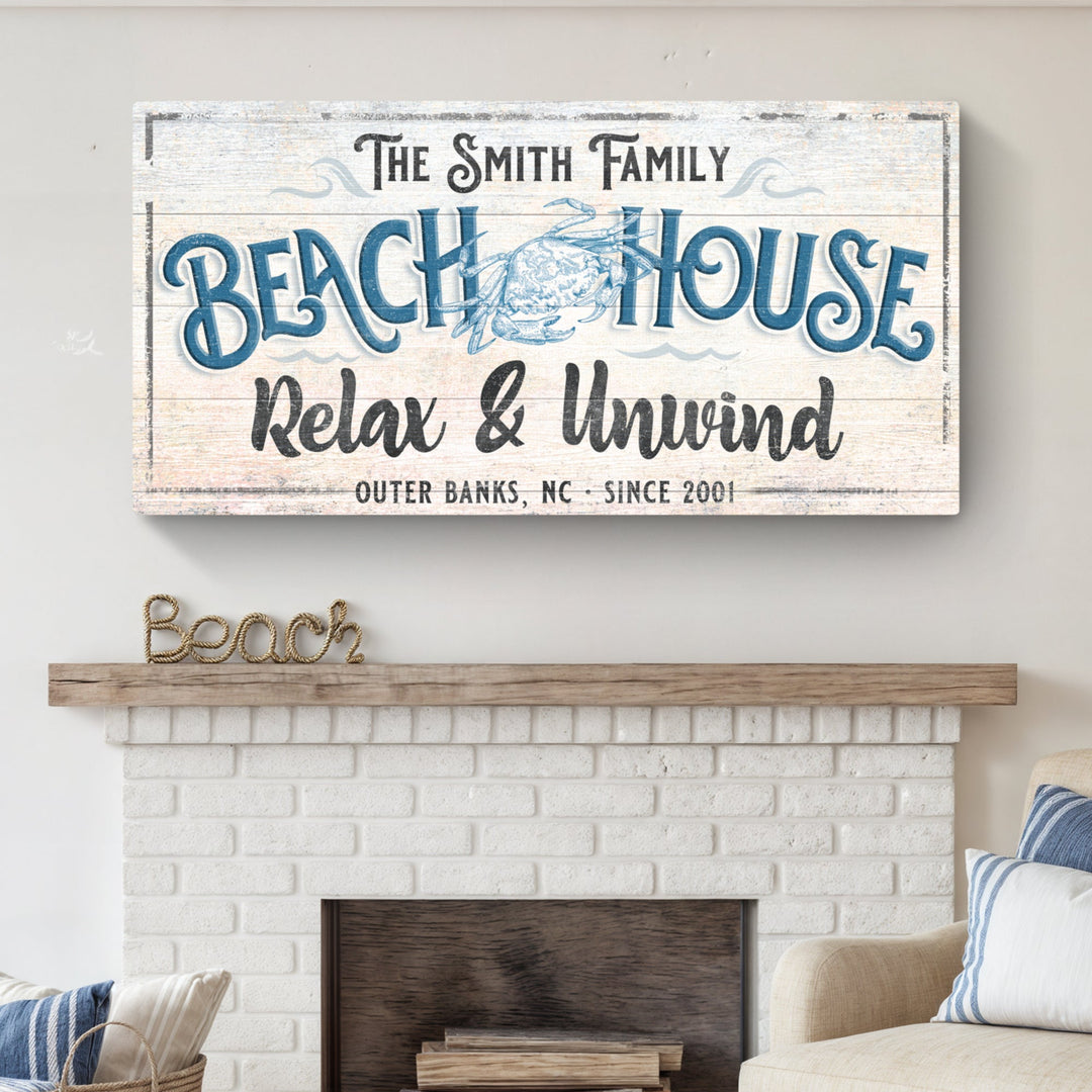 Beach House Sign IV