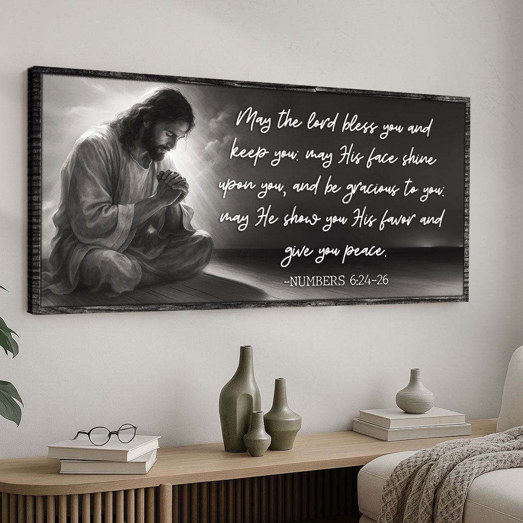 Numbers 6:24-26 - May The Lord Bless You Faith Sign II