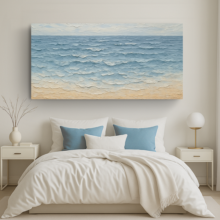 Serene Ocean Wave Coastal Wall Art VI