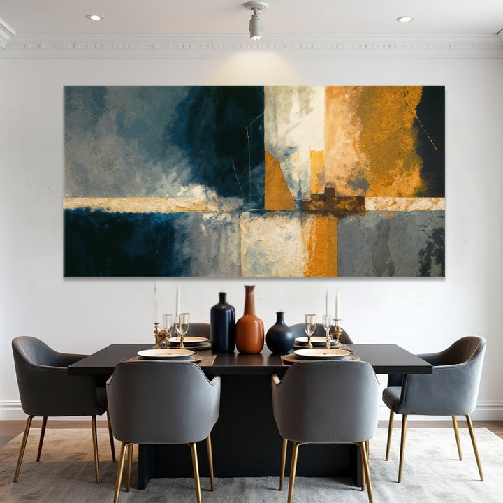 Abstract Geometric Lines Wall Art