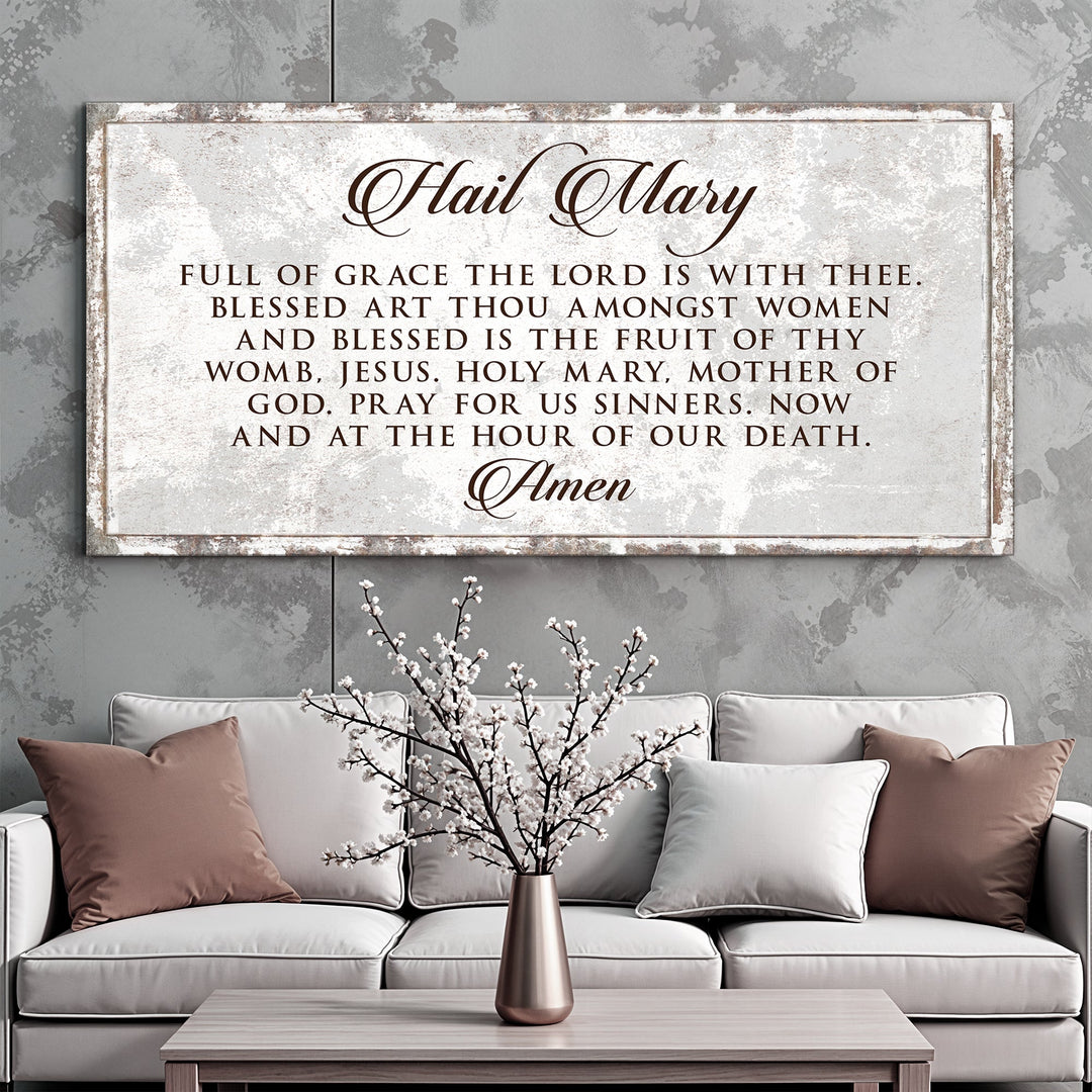 The Hail Mary Faith Sign II