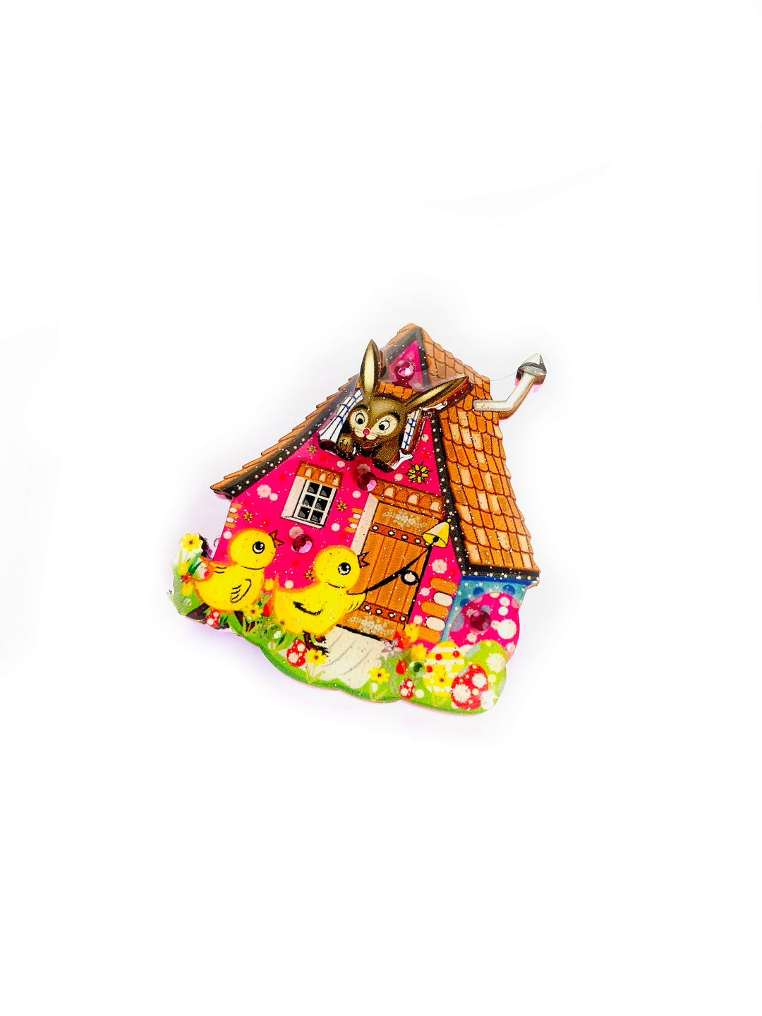 The Little Easter House Brooch by Rosie Rose Parker