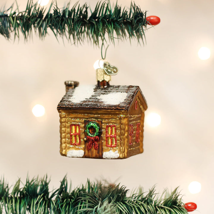Log Cabin Ornament