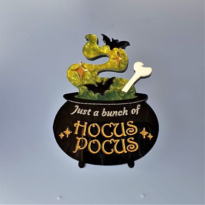Hocus Pocus Cauldron Brooch