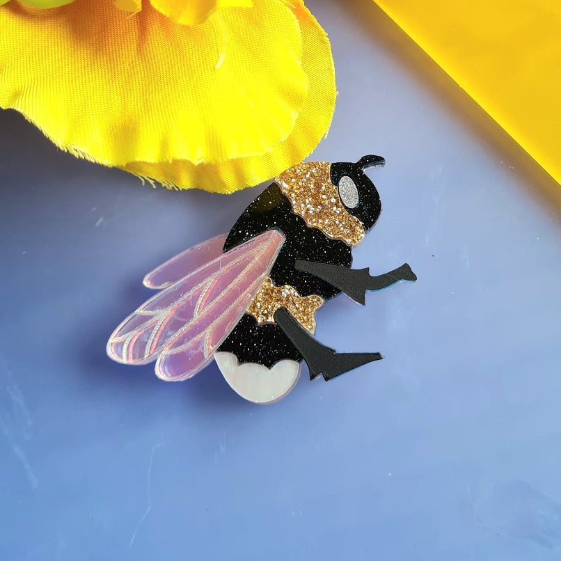 Bumblebee Pin Brooch or Pendant