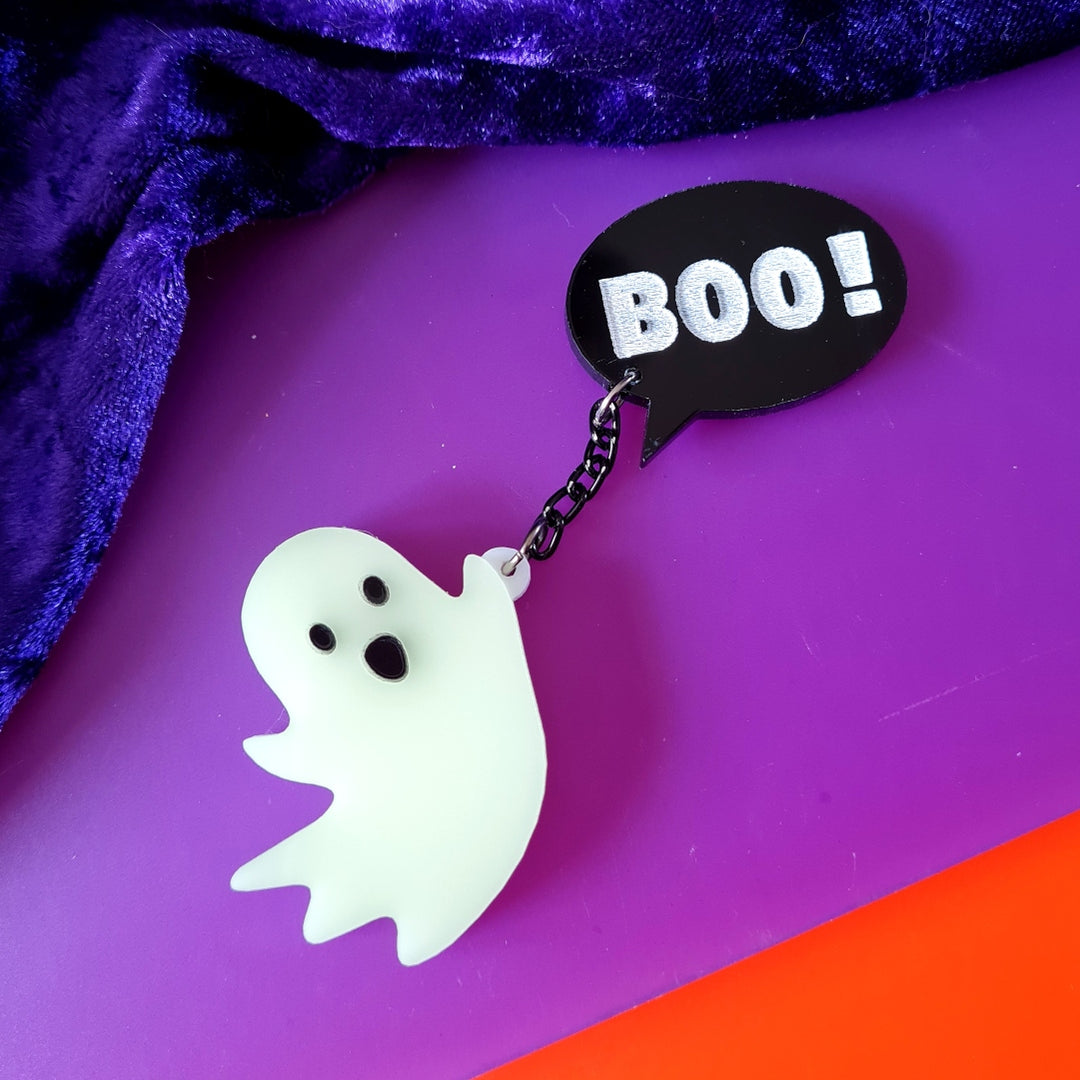 Ghost Duo Brooch