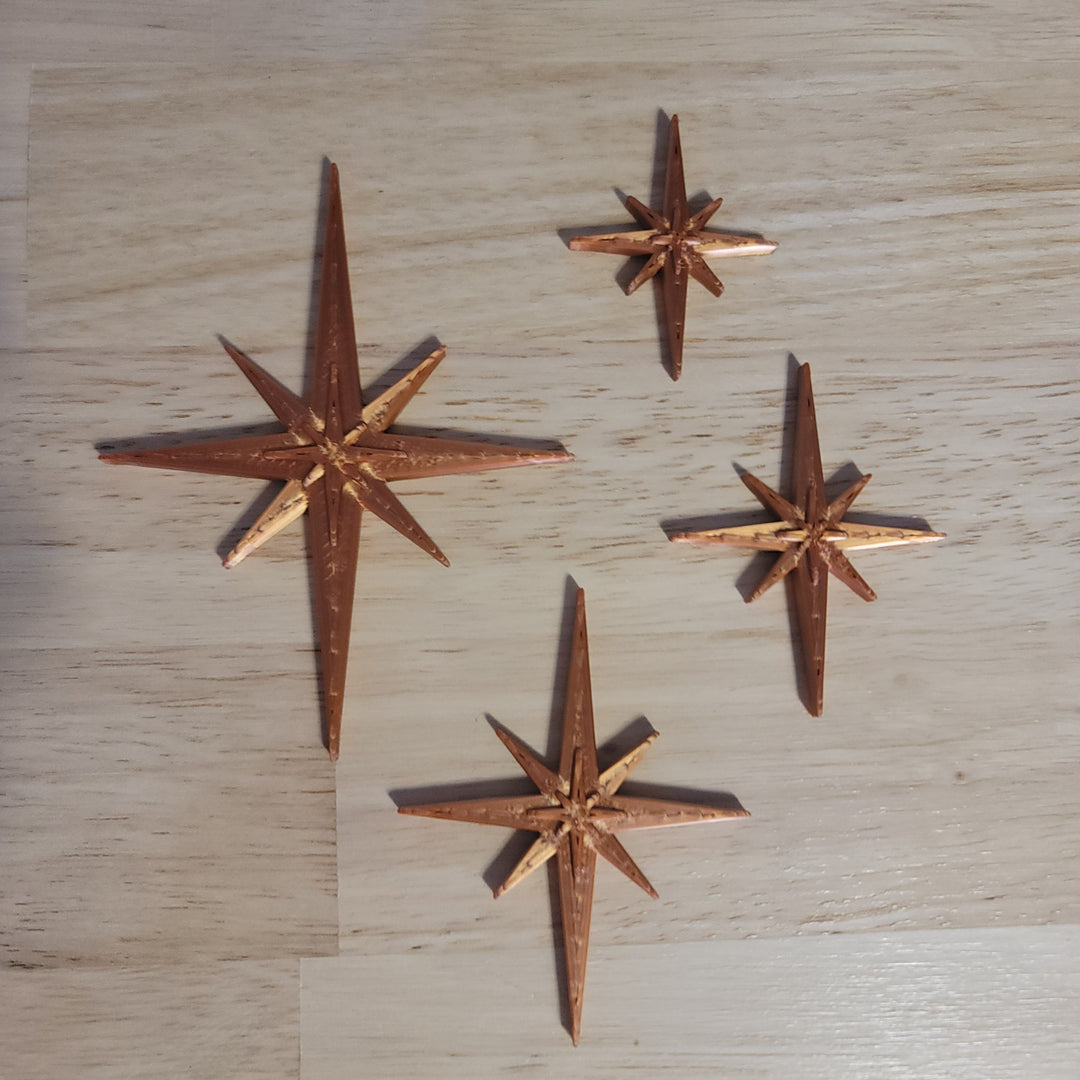 Midcentury Modern Starburst  Fridge Magnets