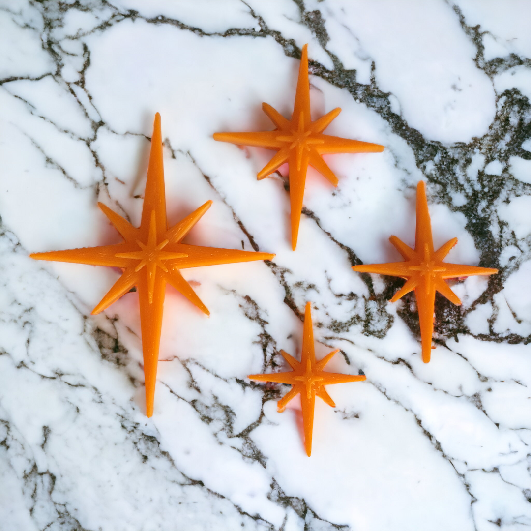 Midcentury Modern Starburst  Fridge Magnets