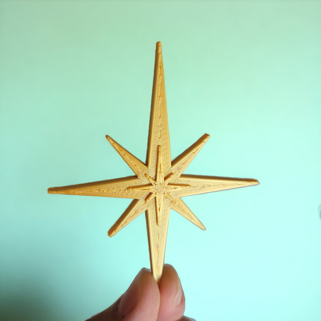 Midcentury Modern Starburst  Fridge Magnets