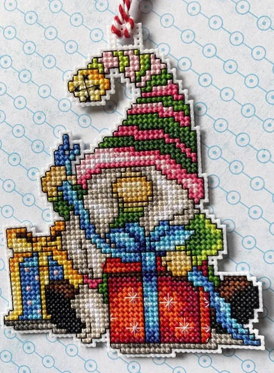 Christmas Gnomes 138CS Counted Cross-Stitch Kit