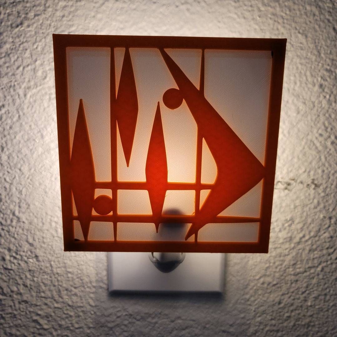 Mid Century Boomerang Night Light