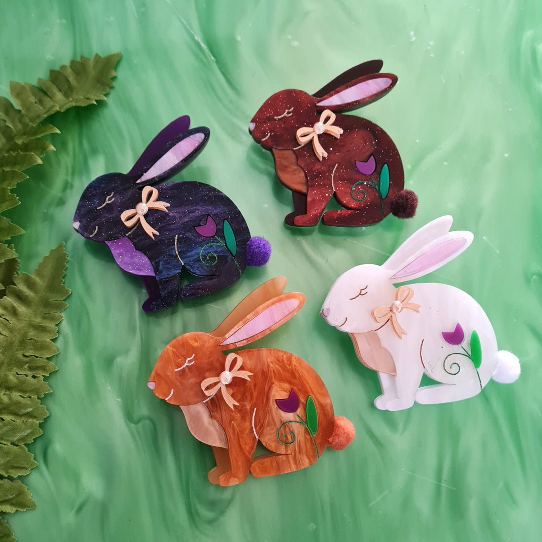 Spring Bunny Brooch or Necklace