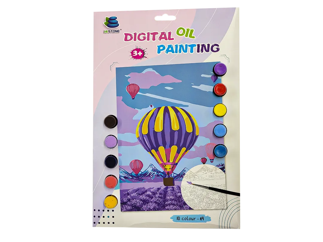 Air Balloon Paint by Numbers Kit F07M1-6-Balloon