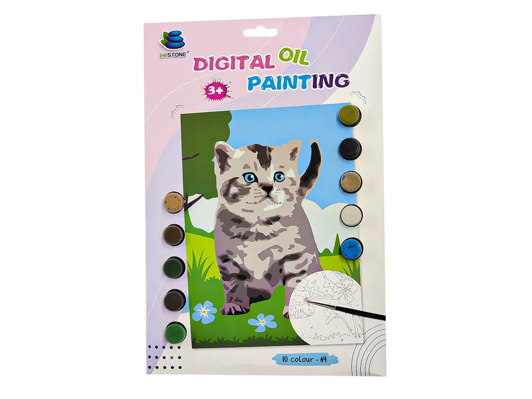 Cat Paint by Numbers Kit F07M1-6-Cat