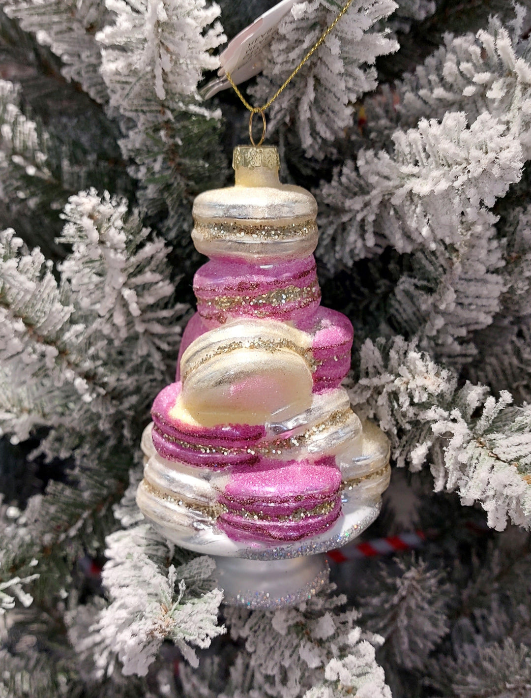 Sweet Tree Christmas Glass Ornament by Wizardi F07M3-18 HB-SY25039