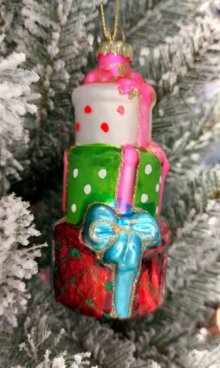 Gifts Christmas Glass Ornament by Wizardi F07M3-47 HB-SY25439