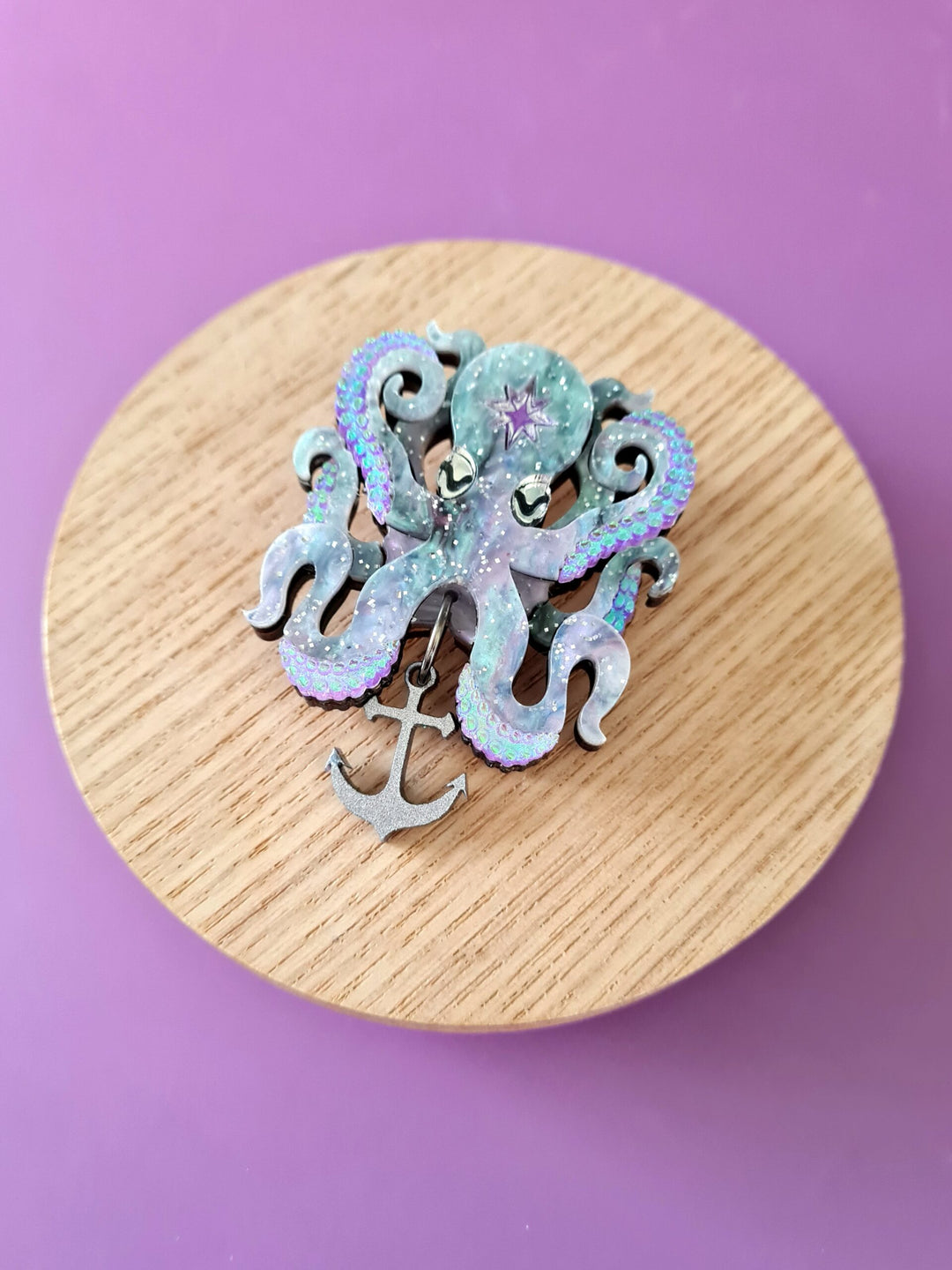 Octopus Pin Brooch or Pendant — Cosmic Rock