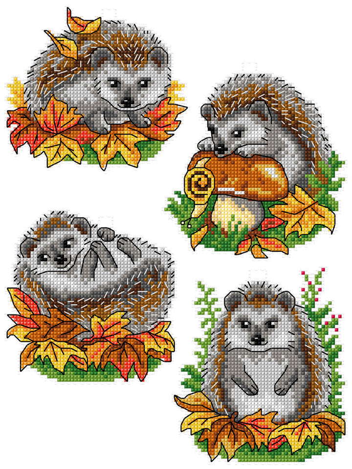 Hedgehogs 202CS Counted Cross-Stitch Kit