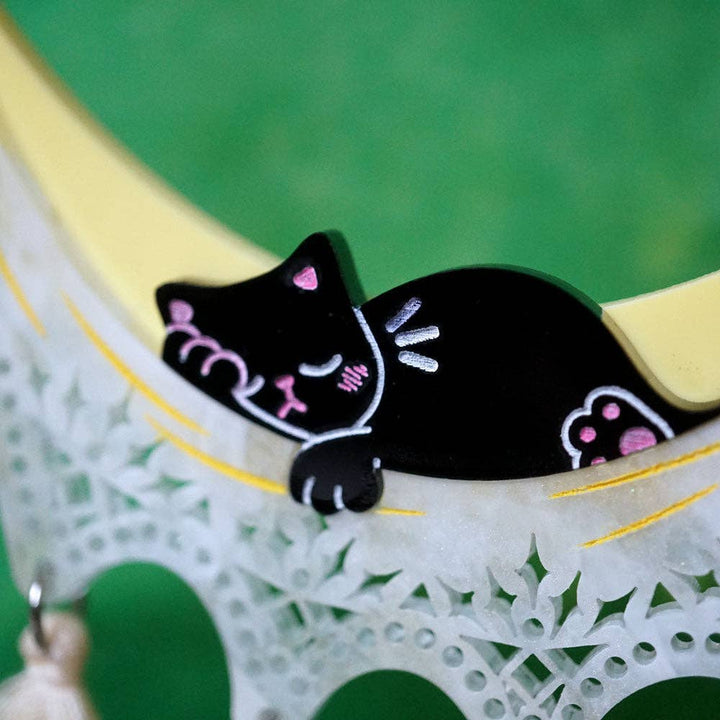 Chill Cat Hammock Necklace