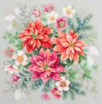 Flower Magic.Poinsettia 214-273 Counted Cross-Stitch Kit