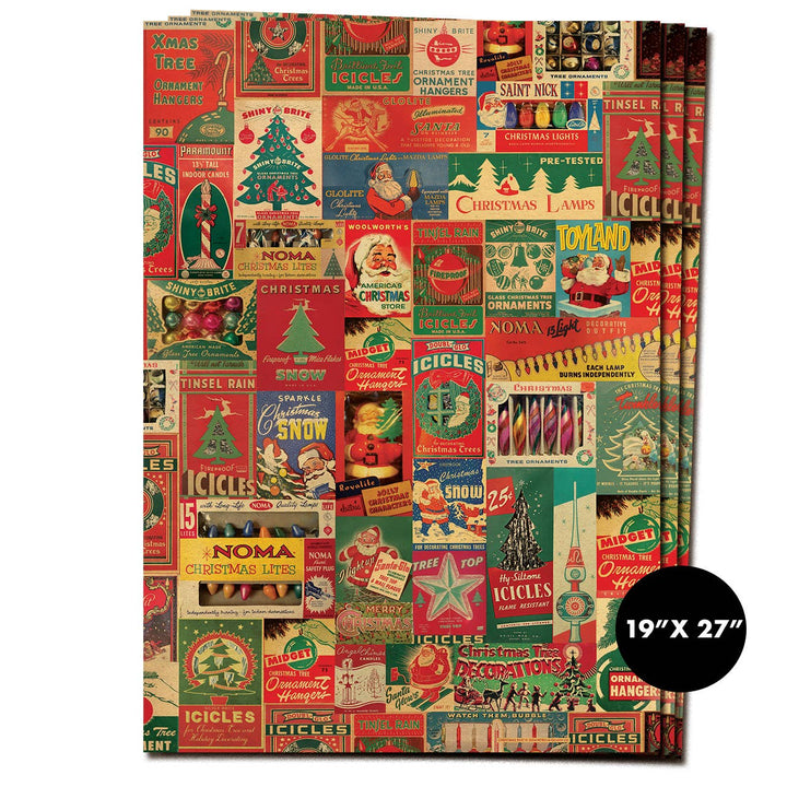 Christmas Past Gift Wrap Sheets