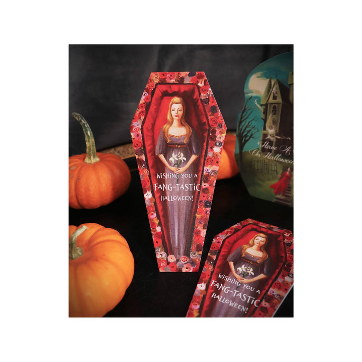 Fang-tastic Halloween Die Cut Card