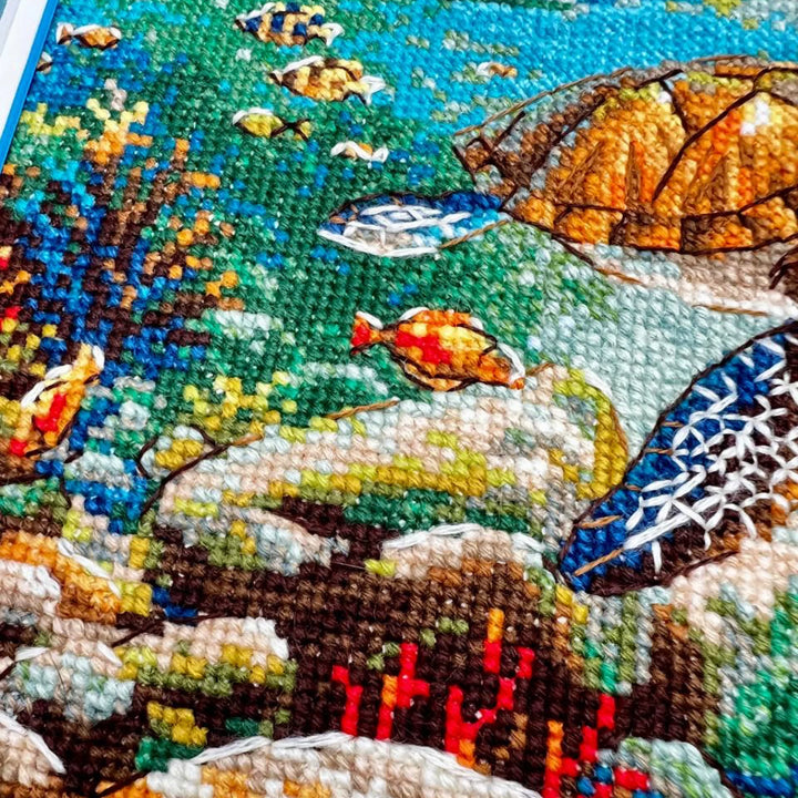 Under the Water Counted Cross Stitch Kit by Riolis R2305