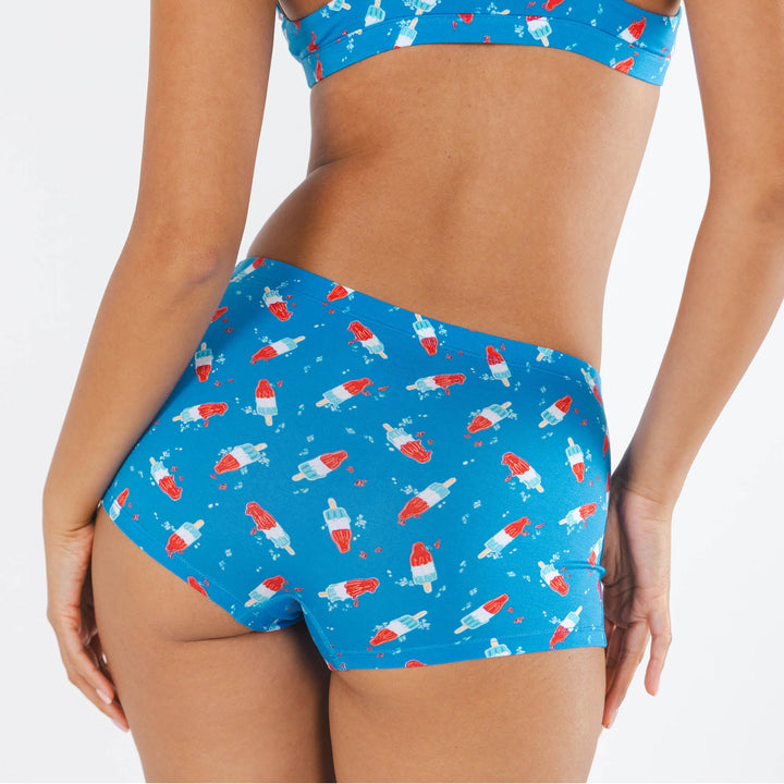 The Popsicle Stick | USA Popsicle Modal Boyshort Underwear