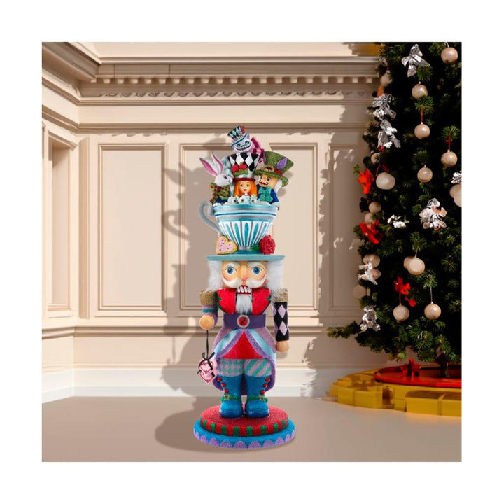 24" Hollywood Nutcrackers&trade; Alice Teacup Party Hat Nutcracker by Kurt Adler image 6