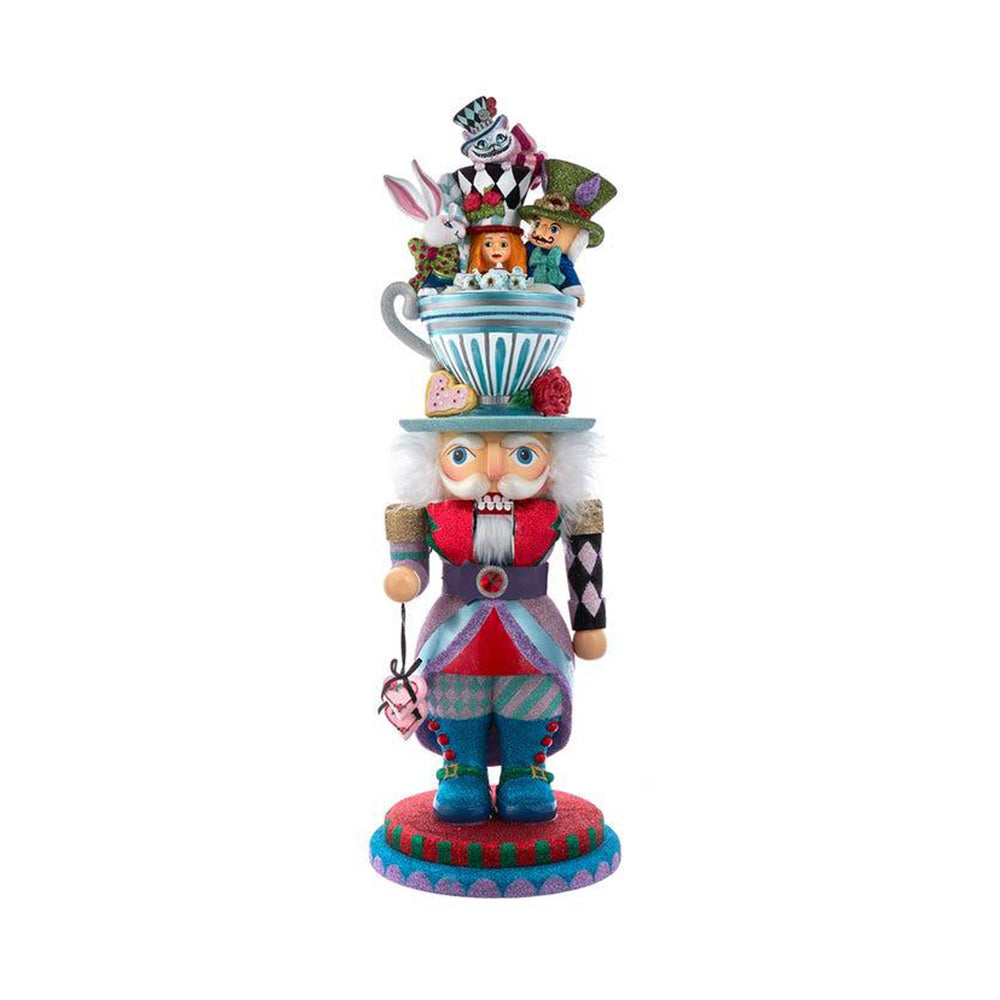 24" Hollywood Nutcrackers&trade; Alice Teacup Party Hat Nutcracker by Kurt Adler image