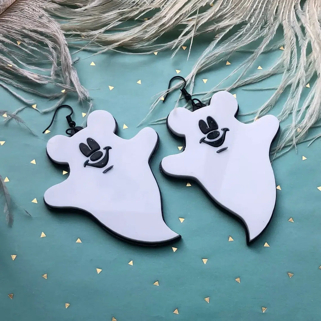 Mickey Mouse Ghost Earrings