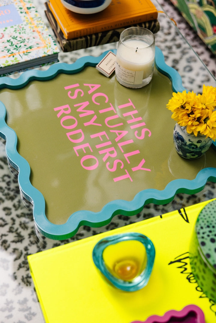 Rodeo Large  Lacquer Tray