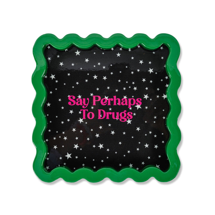 Perhaps to Drugs Lacquer Tray