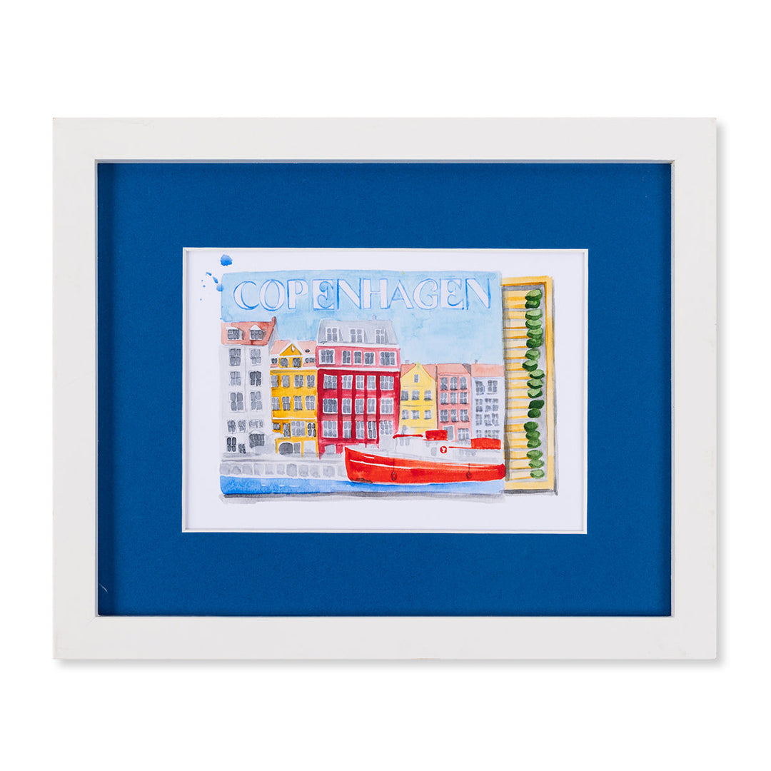 Copenhagen Matchbook Art Print