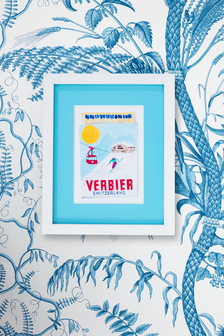 Verbier Matchbook Art Print