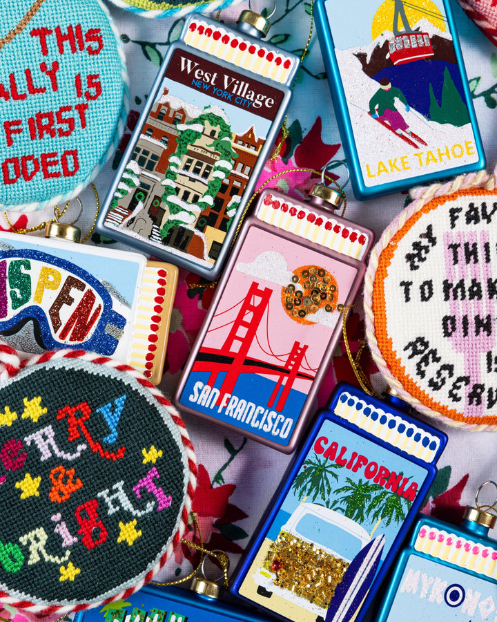 Matchbook Ornament - West Village