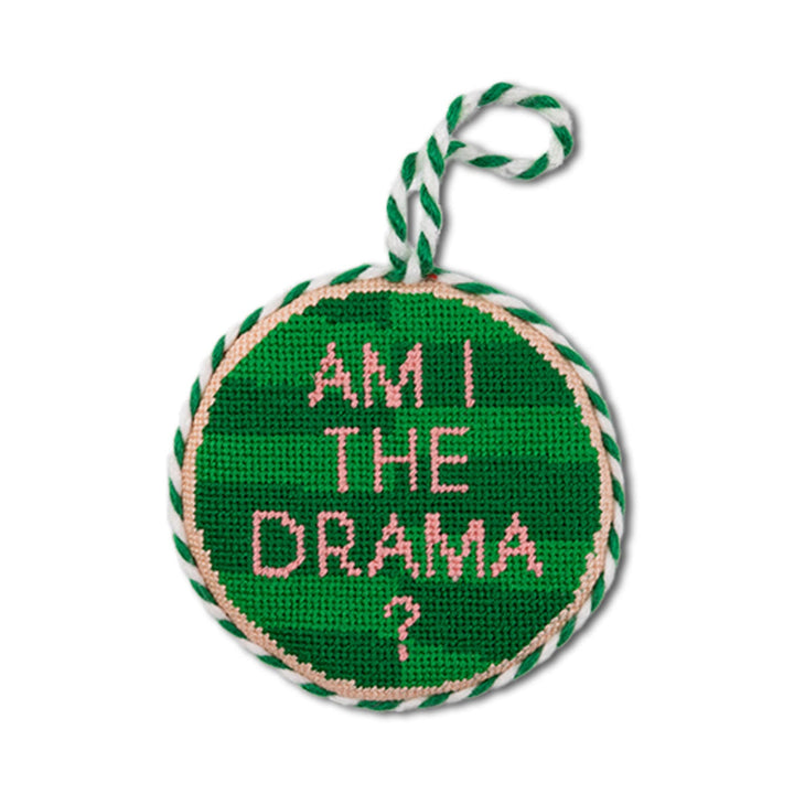Needlepoint Ornament - Drama