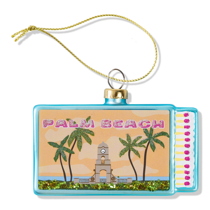 Matchbook Ornament - Palm Beach
