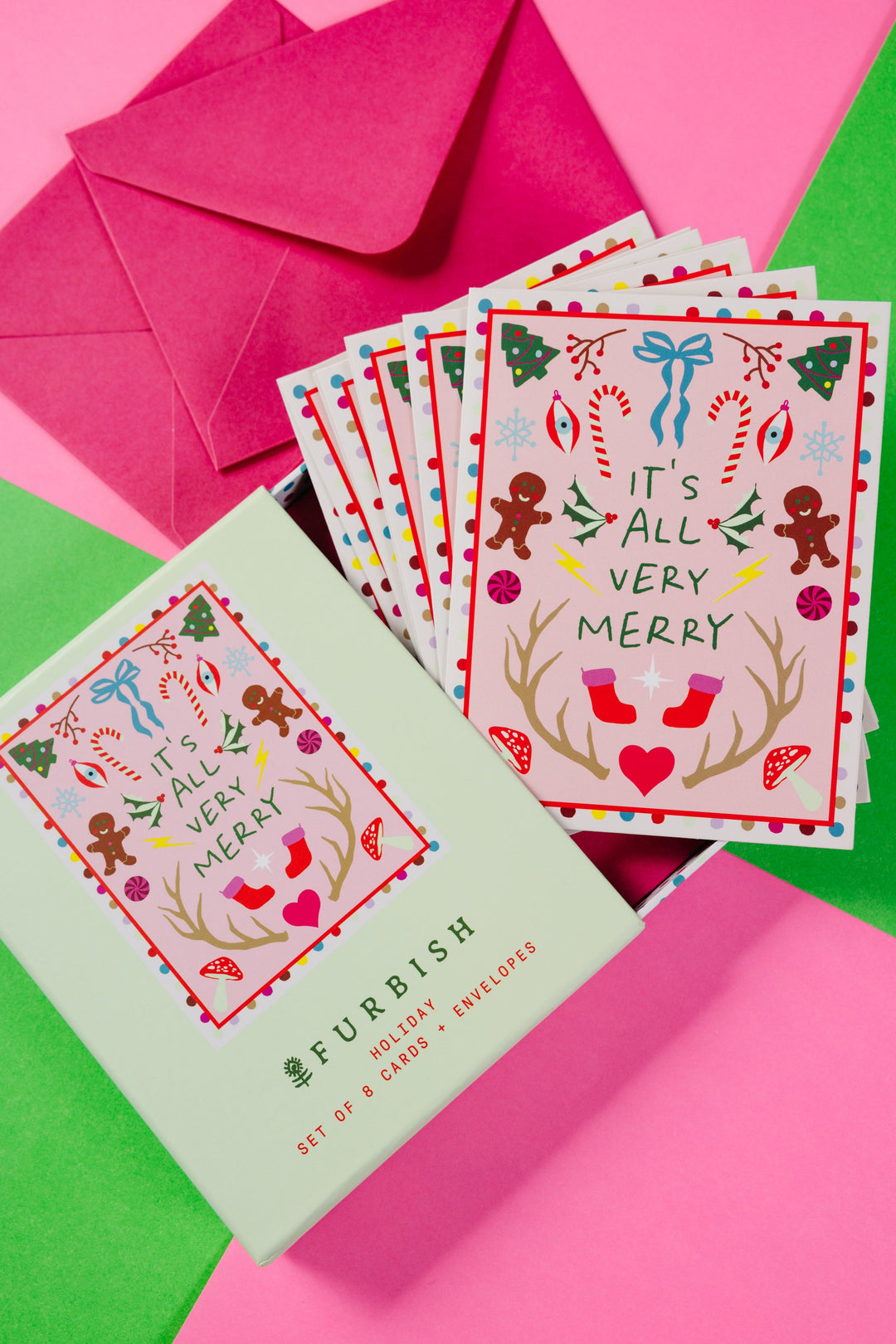 Boxed Greeting Card S/8 - Twinklemas