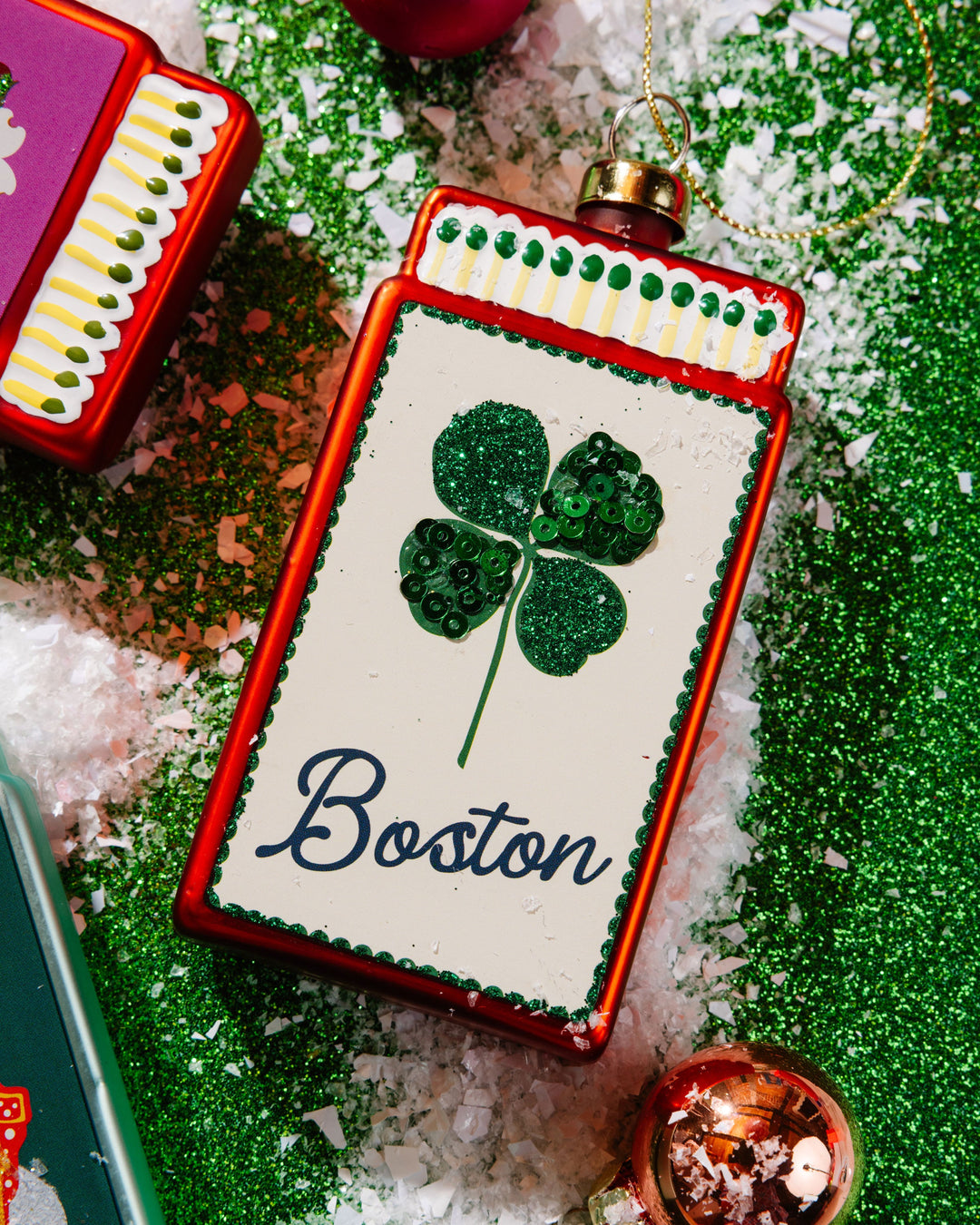 Matchbook Ornament - Boston