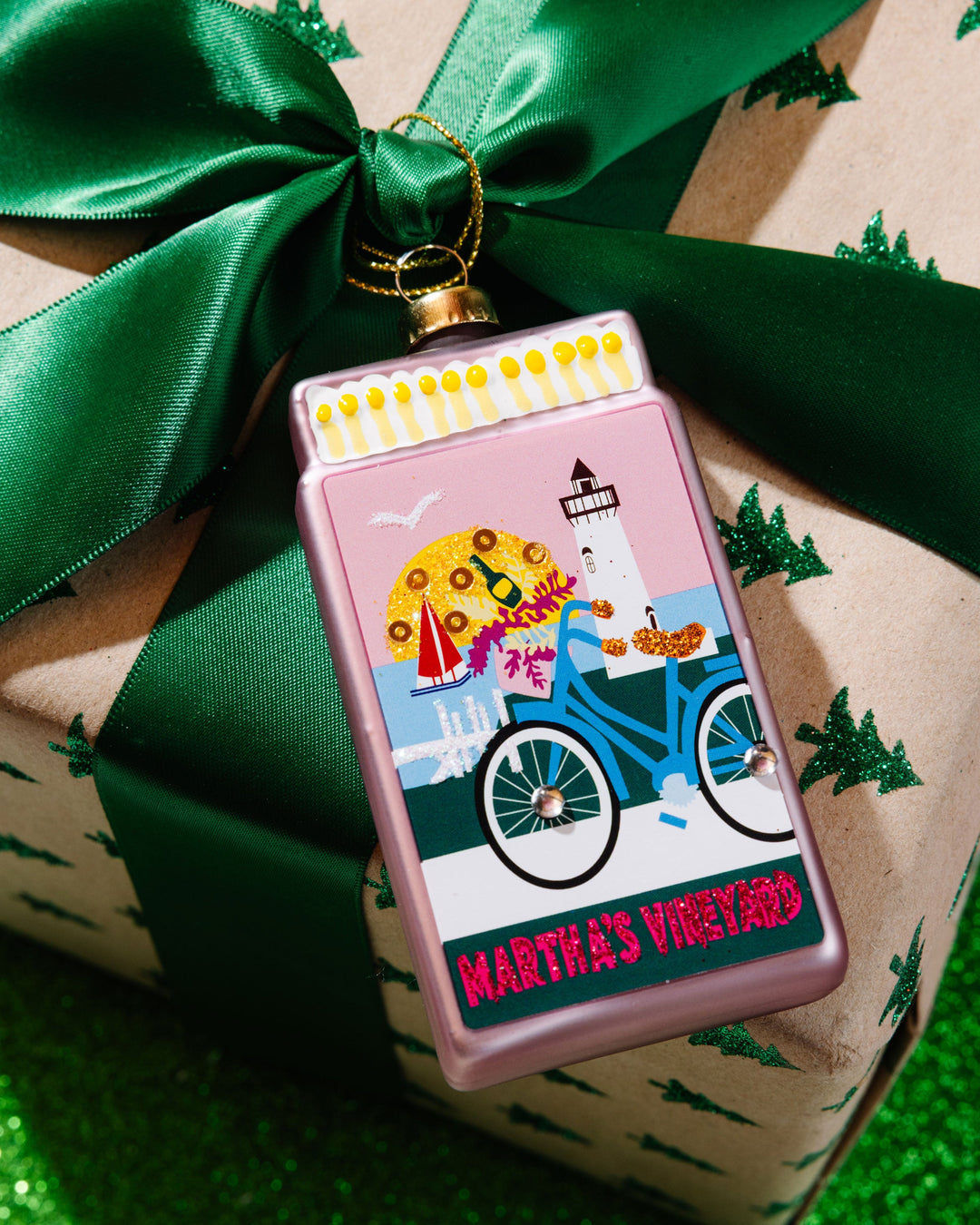 Matchbook Ornament - Martha's Vineyard