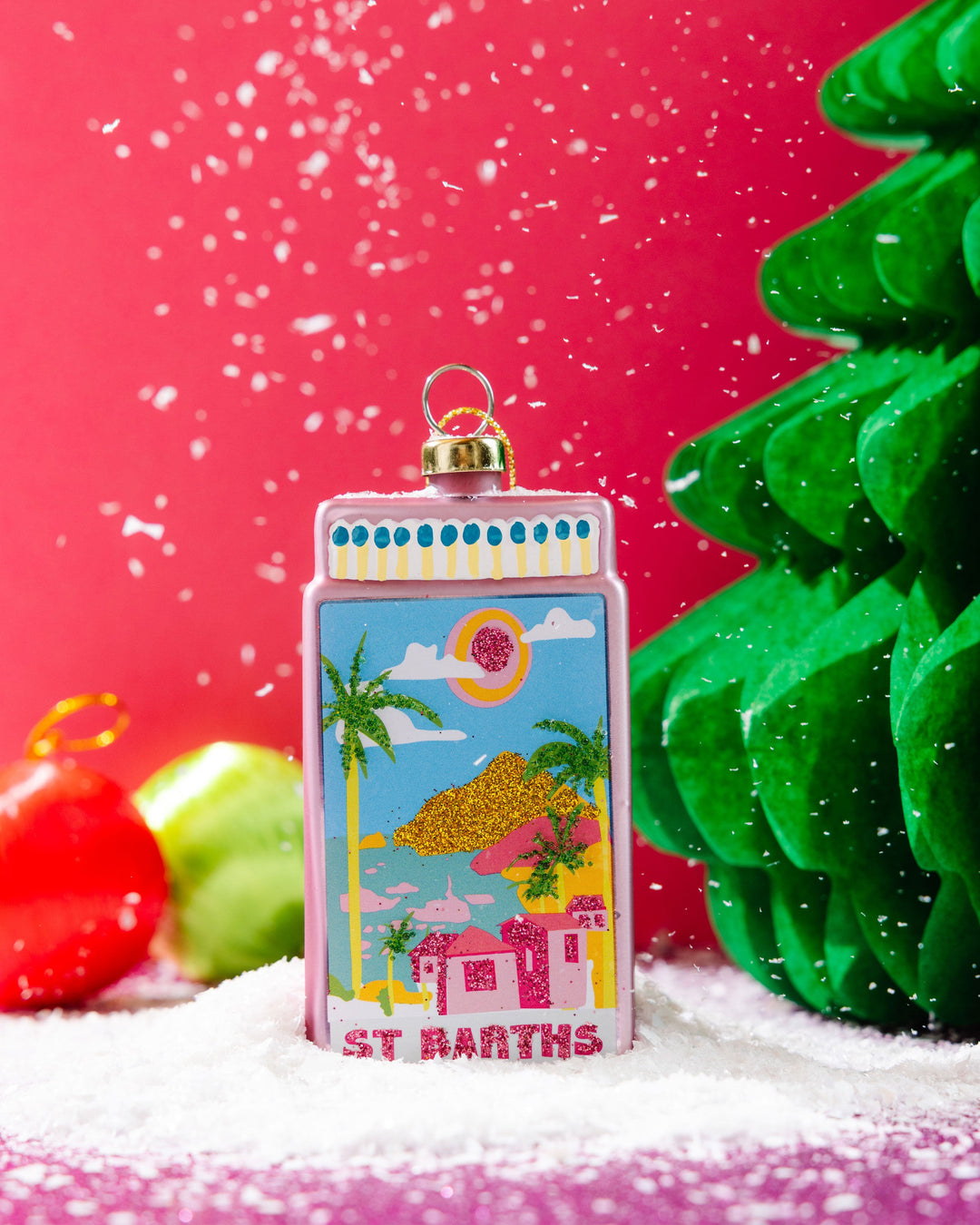 Matchbook Ornament - St. Barths